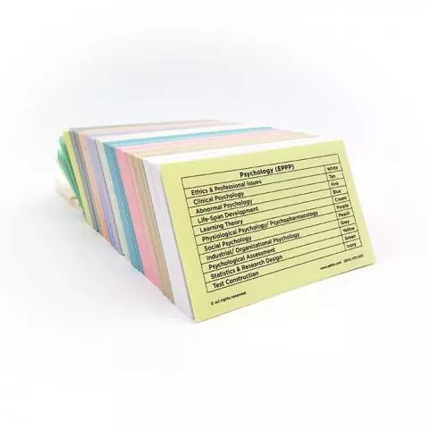 Eppp Color Coded Flashcards For Exam Prep Aatbs